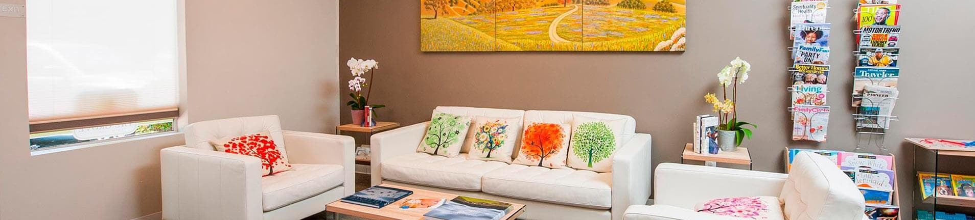 The Grove Family Dentistry waiting area